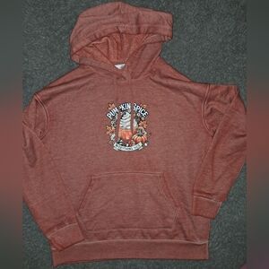 Pumpkin Spice Graphic Hoodie - Burnt Orange